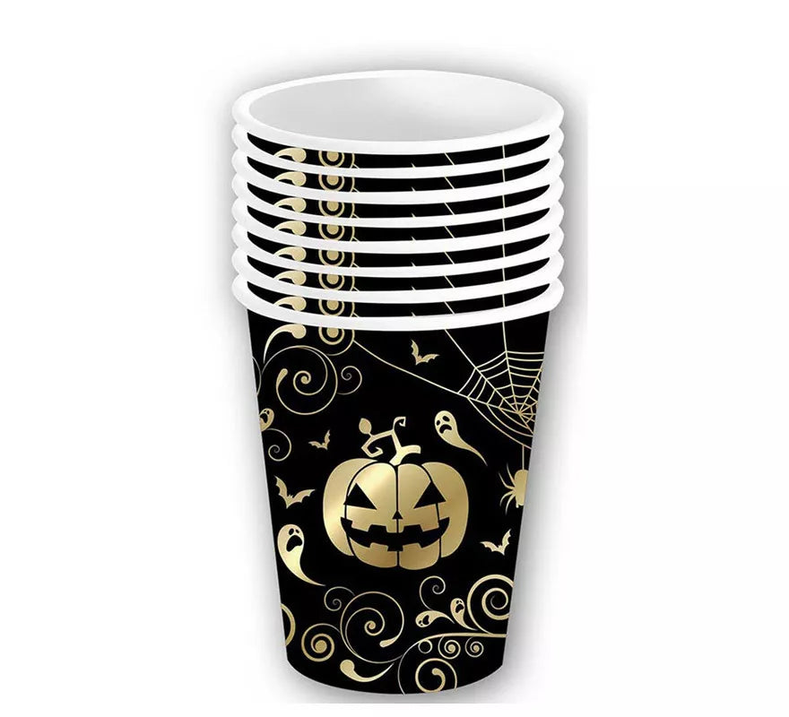 Translation missing: pt-PT.Pack de 6 Vasos Calabaza Oro de 240 ml (9 cm)