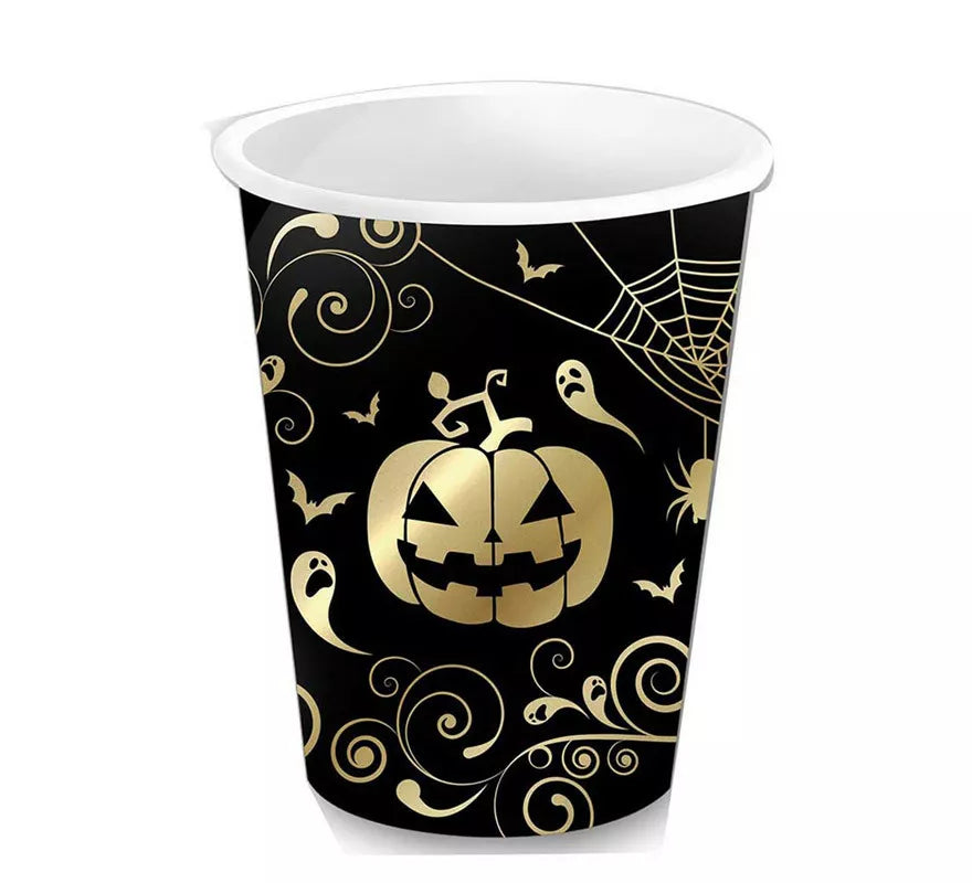 Translation missing: pt-PT.Pack de 6 Vasos Calabaza Oro de 240 ml (9 cm)