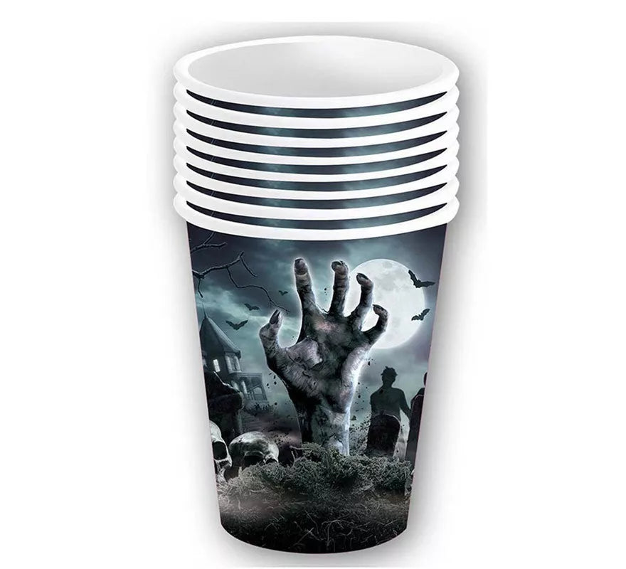 Pack de 6 Vasos Cementerio de 355 ml (11 cm)