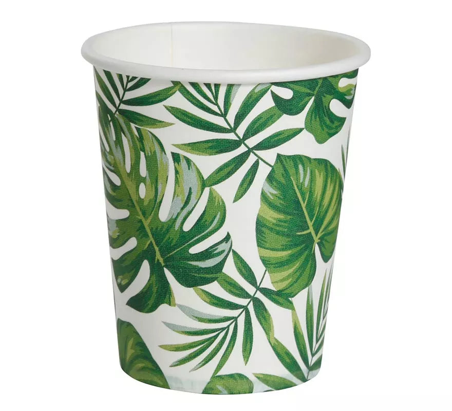 Translation missing: pt-PT.Pack de 6 Vasos con estampado de hojas