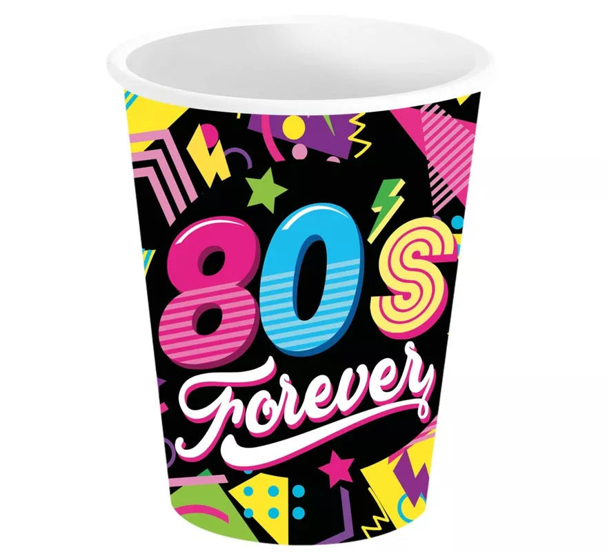 Translation missing: pt-PT.Pack de 6 Vasos de los años 80 de 240 ml