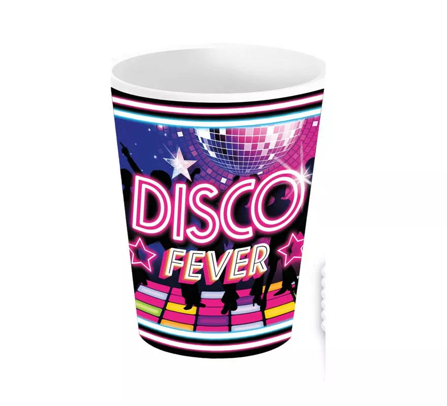 Pack de 6 Vasos Disco Fever de 240 ml/9 cm