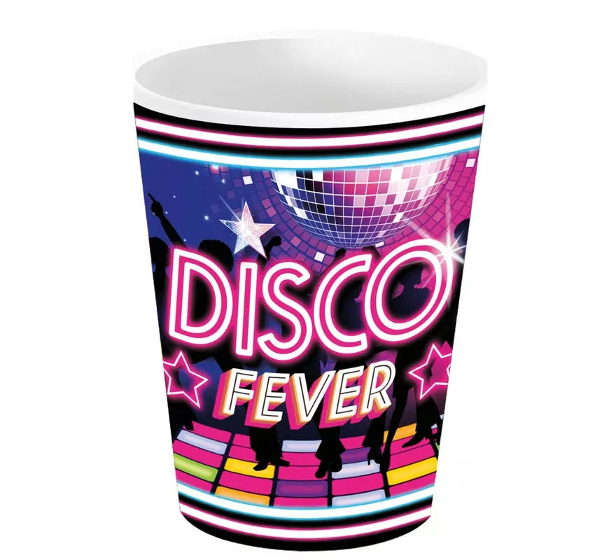 Translation missing: pt-PT.Pack de 6 Vasos Disco Fever de 240 ml/9 cm