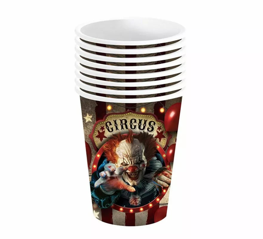 Translation missing: pt-PT.Pack de 6 Vasos Payaso de 240 ml (9 cm)