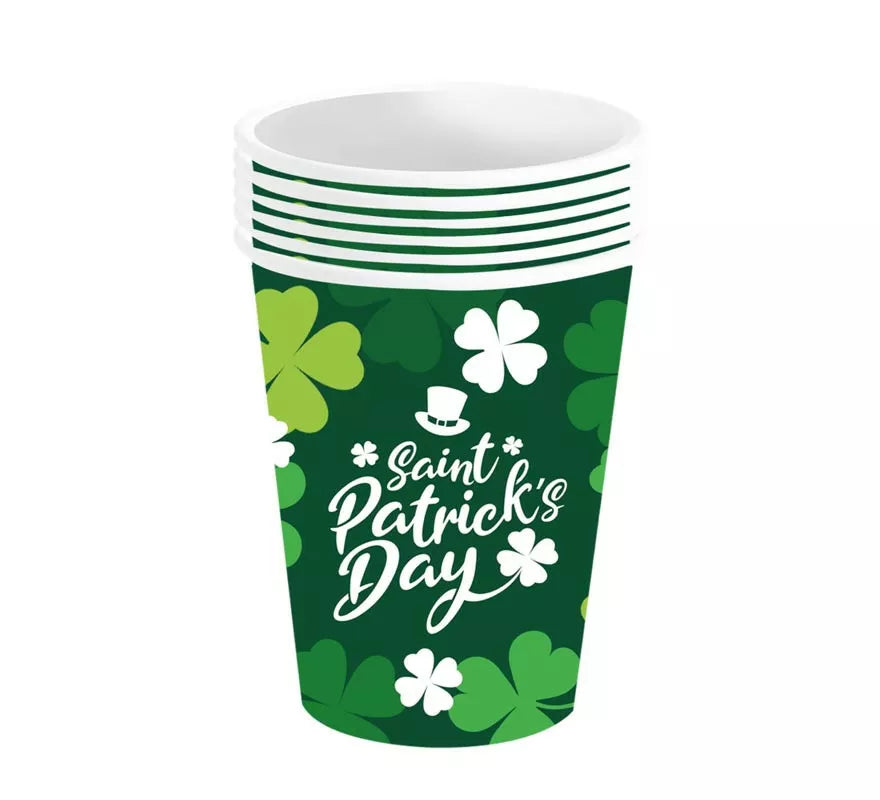 Pack de 6 Vasos San Patricio de 240 ml
