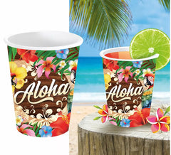 Pack de 6 Copos de Verão de 240 ml e 9 cm