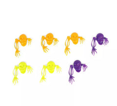 Pacote de 7 esqueletos decorativos multicoloridos