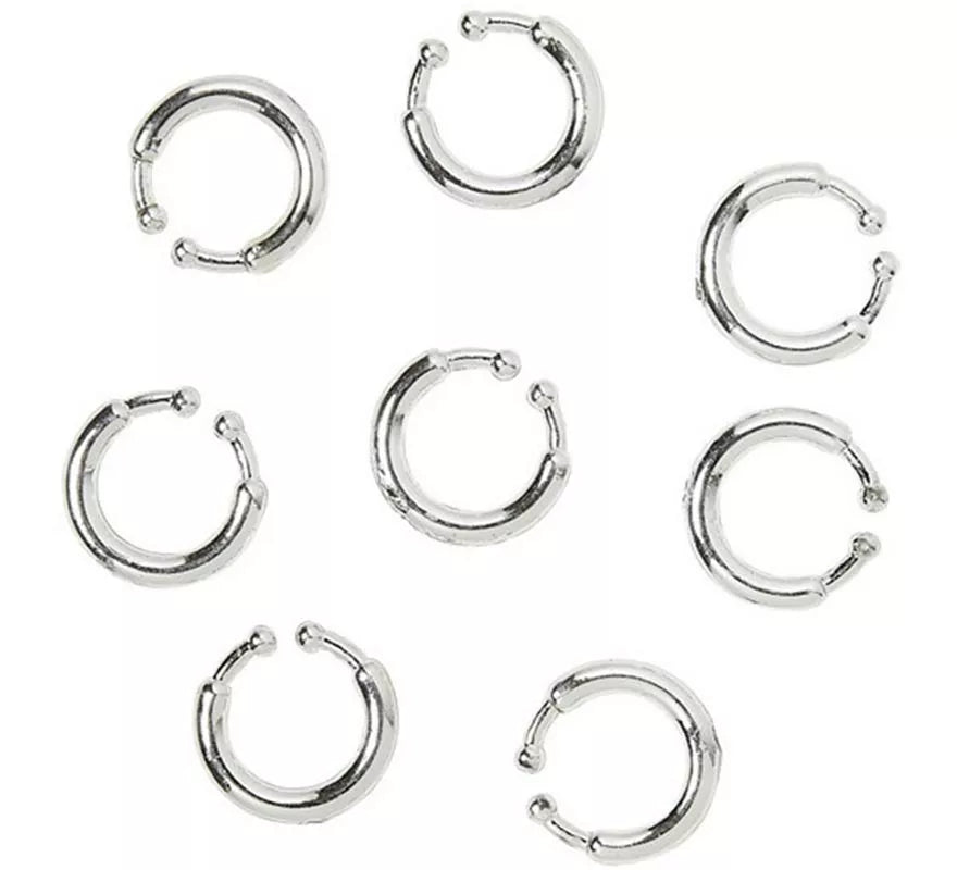 Translation missing: pt-PT.Pack de 8 Piercings Clip-On