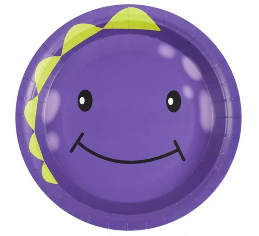 Translation missing: pt-PT.Pack de 8 Platos de Monstruo Morado