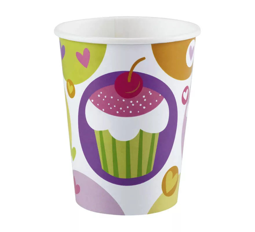 Translation missing: pt-PT.Pack de 8 Vasos de 266 ml. de Cupcake