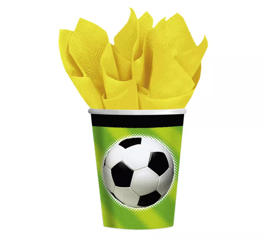 Translation missing: pt-PT.Pack de 8 Vasos de Championship Soccer de 266 ml