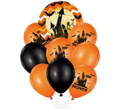Pacote com 9 balões sortidos para Halloween