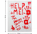 Pack de Adhesivas con Sangre para Halloween 42x19 cm