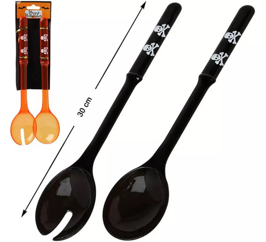 Translation missing: pt-PT.Pack de Cuchara y Tenedor en 2 modelos surtidos 30 cm