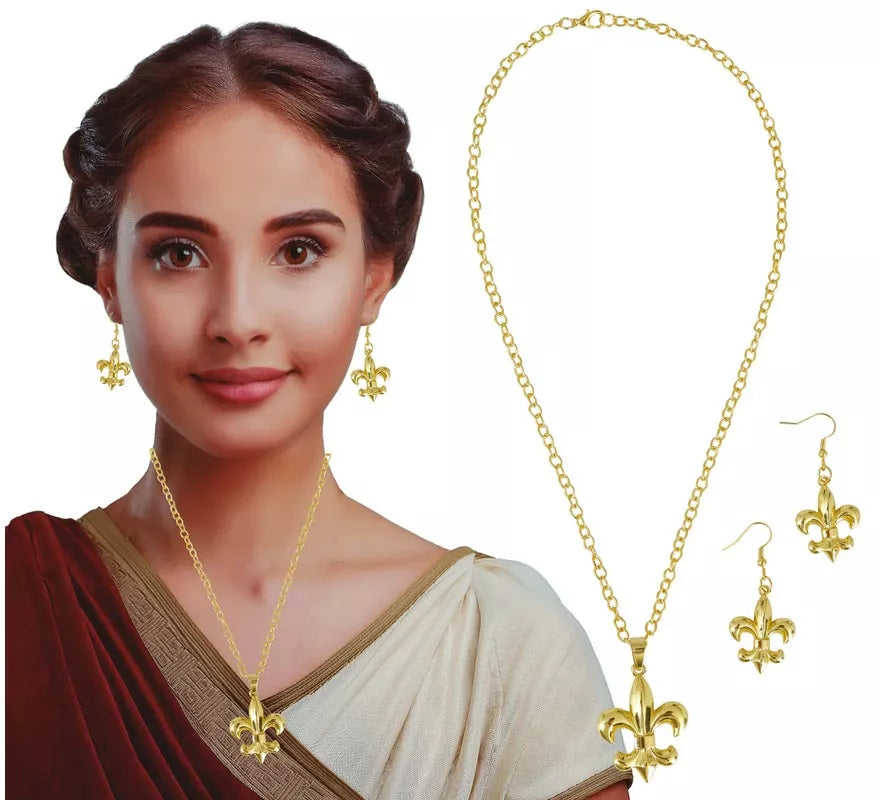 Translation missing: pt-PT.Pack de Joyas Romanas: Collar y Pendientes