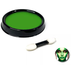 Pacote de maquiagem água verde claro com pincel