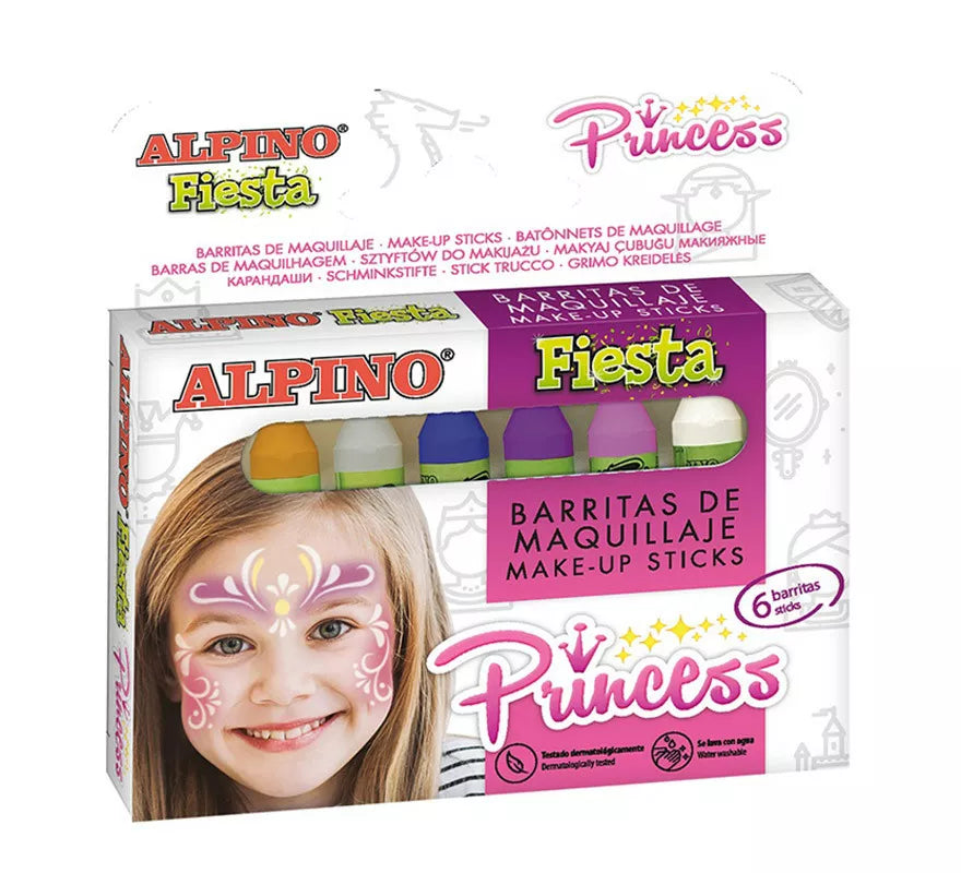 Translation missing: pt-PT.Pack de Maquillaje Princesa 6 colores de 5 grs