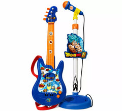 Pacote de guitarra e microfone Dragon Ball