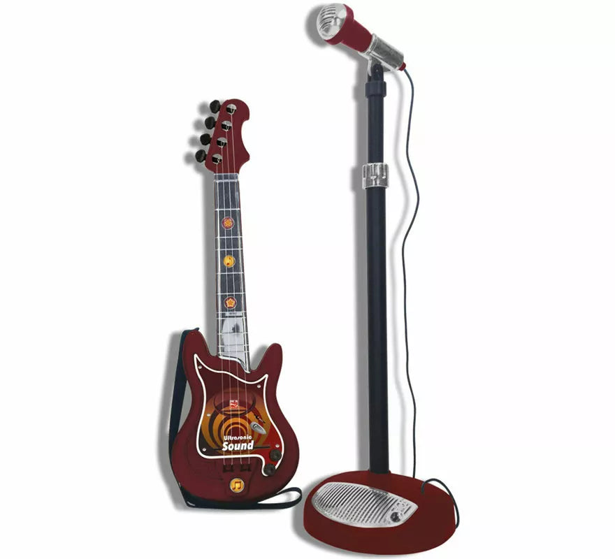 Translation missing: pt-PT.Pack Guitarra y Micrófono Metalizados Ultrasonic