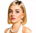 Pack Pendientes y Collar de Perlas de Diva