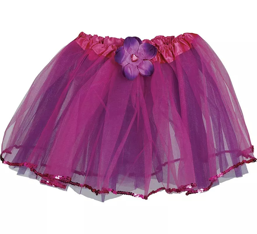 Pack Tutú, Alas y Lazo Mariposa rosa para niña
