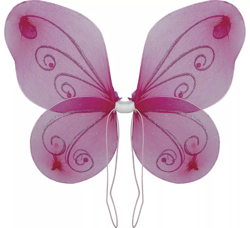 Translation missing: pt-PT.Pack Tutú, Alas y Lazo Mariposa rosa para niña
