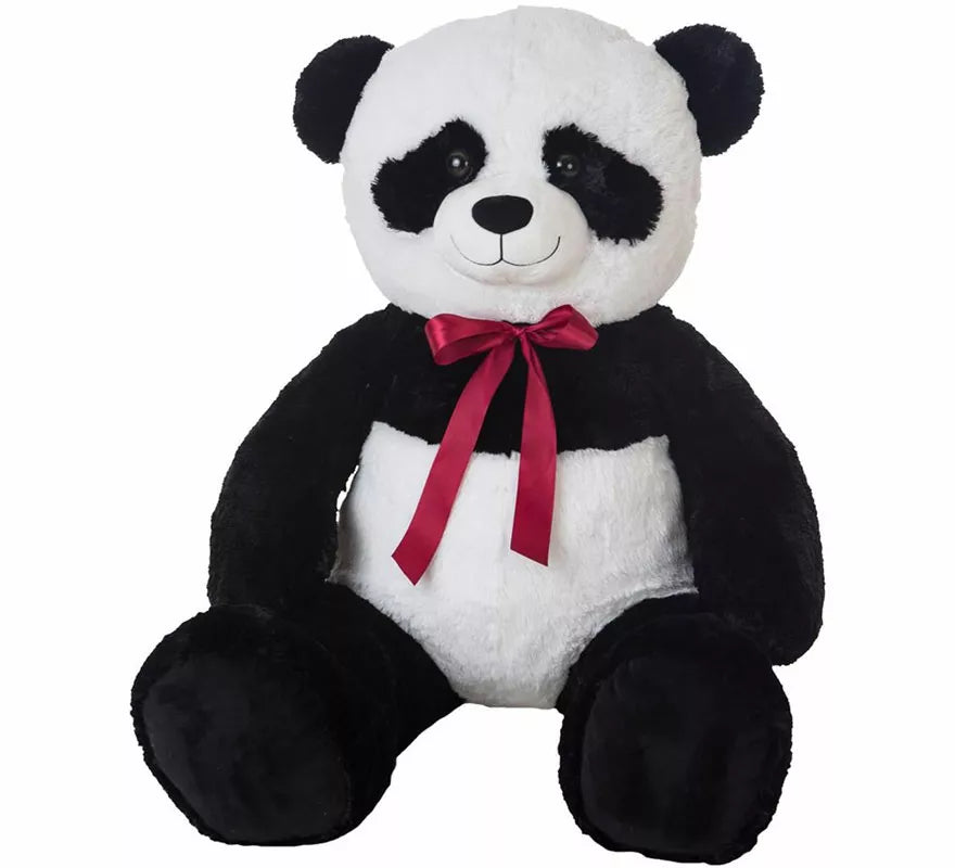 Translation missing: pt-PT.Panda Wanda de Peluche con Lazo de 120 cm
