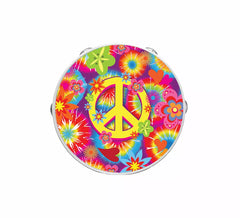 Pandeiro Hippie multicolorido de 17 cm