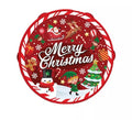 Pandereta Merry Christmas de pvc de 13 cm