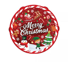 Pandeiro de Feliz Natal em pvc de 17 cm