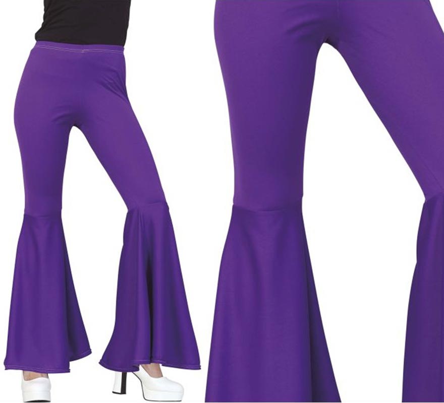Translation missing: pt-PT.Pantalón Campana Elástico Talla M (Medium) en varios colores para mujer