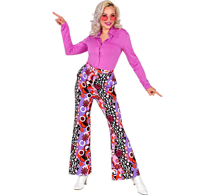 Translation missing: pt-PT.Pantalón de Groovy Style Disco Años 70 para mujer