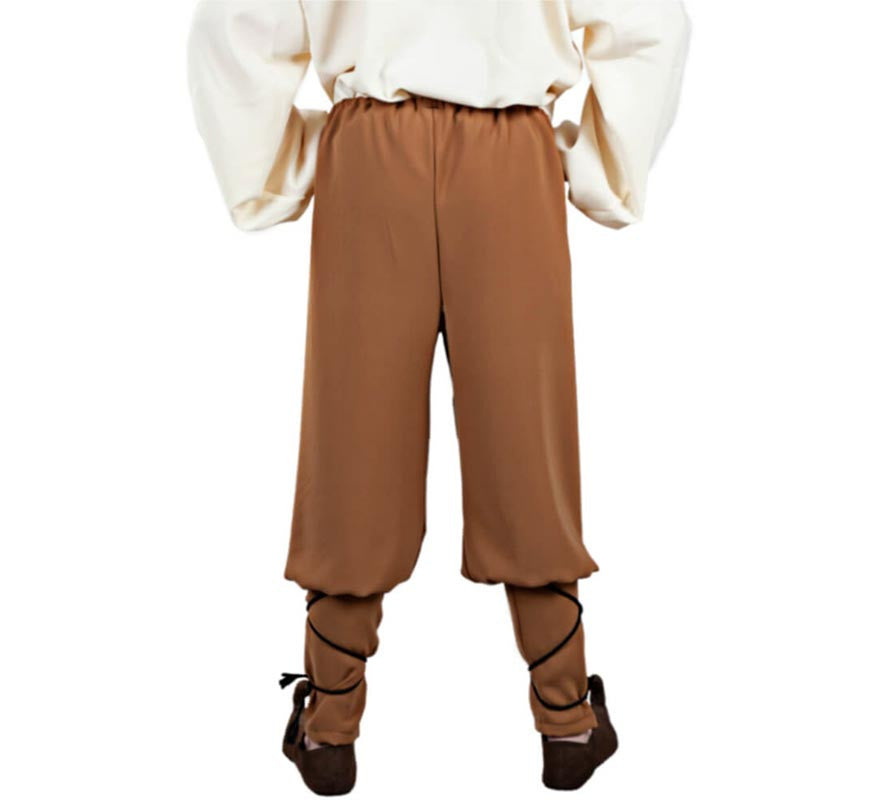 Translation missing: pt-PT.Pantalón Medieval de Tabernero marrón para hombre