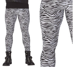 Calça de rocha com estampa de zebra