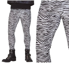 Calça Rock Adulto com Estampa Zebra