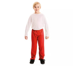 Calça vermelha para criança
