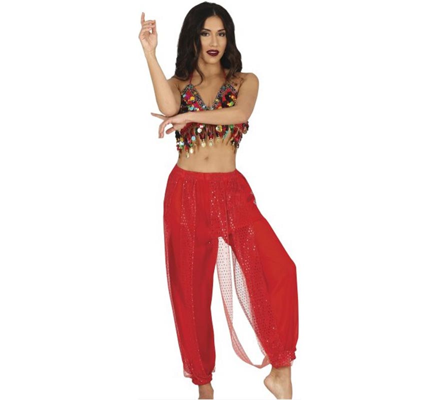 Translation missing: pt-PT.Pantalones Danza del Vientre Rojo