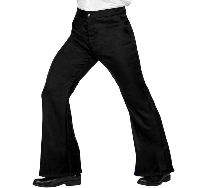 Translation missing: pt-PT.Pantalones Disco Años 70 negro para hombre