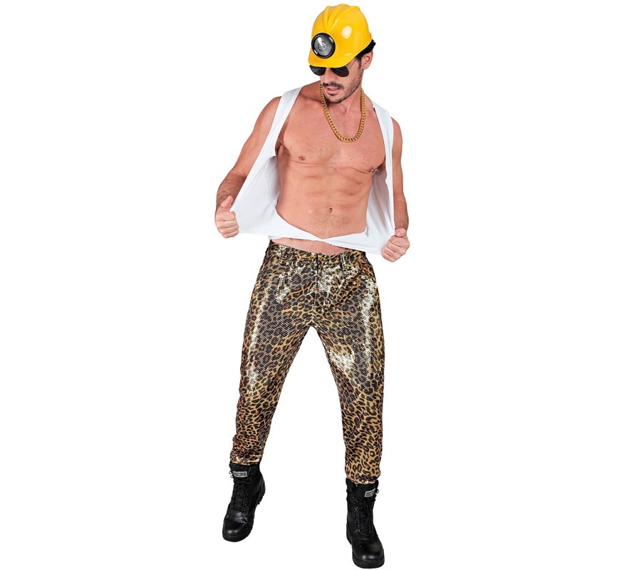 Translation missing: pt-PT.Pantalones Fiesta animal print leopardo para hombre