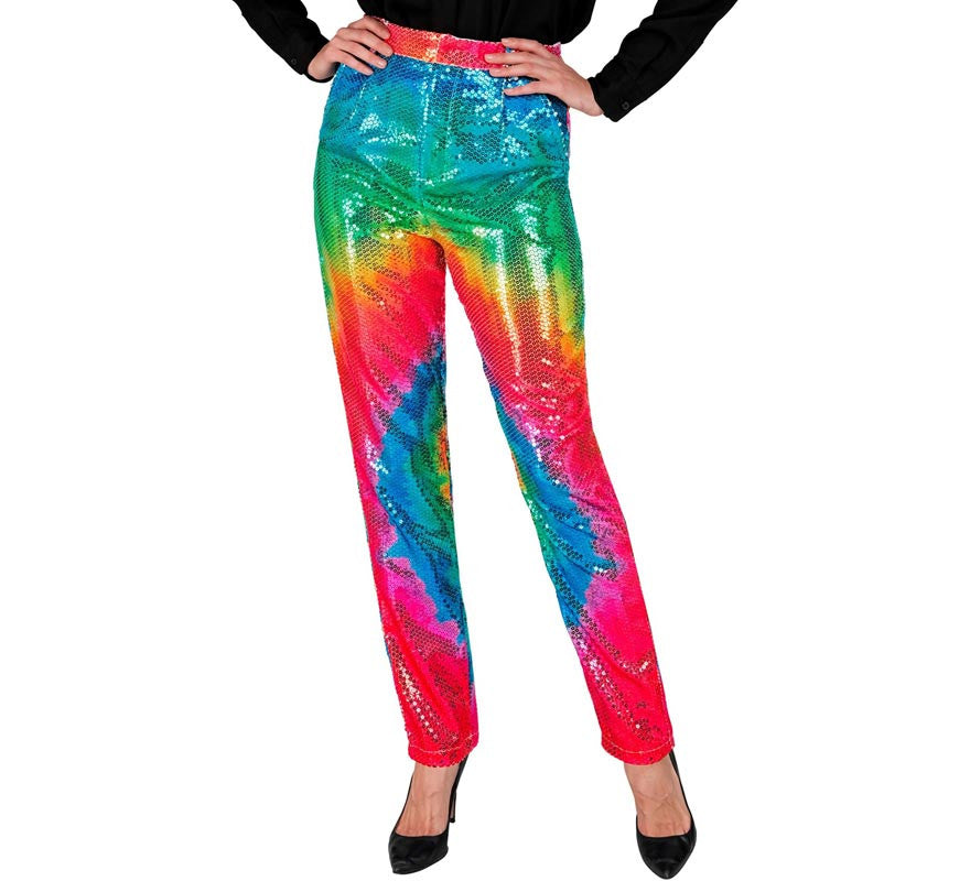 Translation missing: pt-PT.Pantalones multicolor neón para mujer