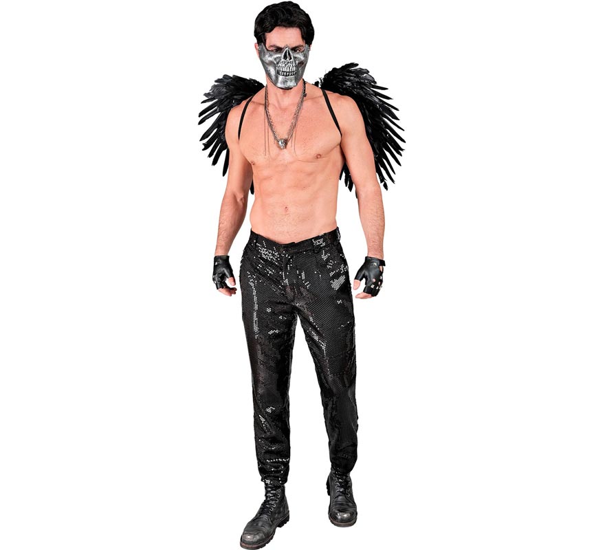 Translation missing: pt-PT.Pantalones negro con lentejuelas para hombre