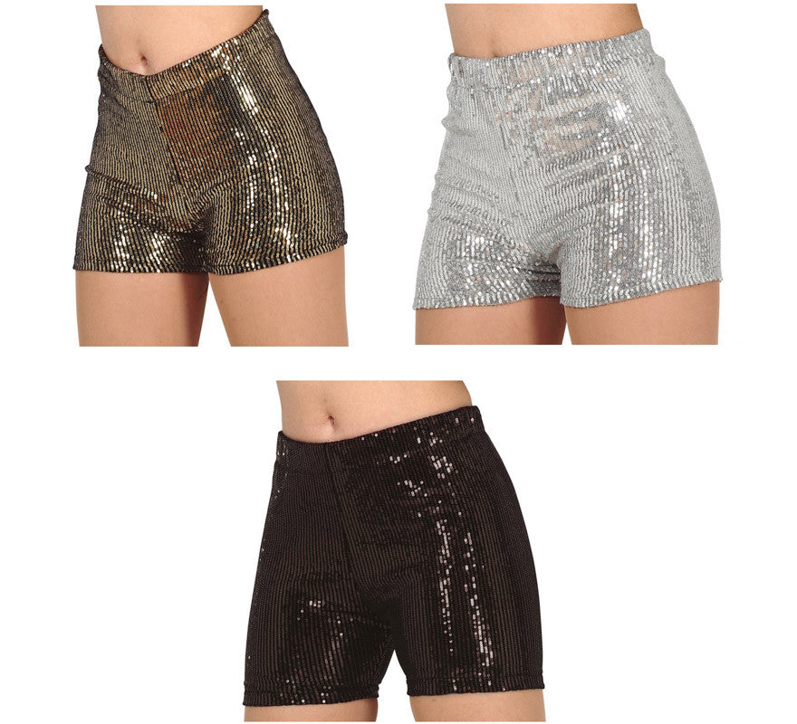 Translation missing: pt-PT.Pantalones Shorts de Lentejuelas en varios colores para mujer