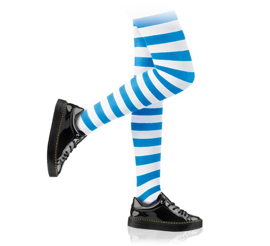 Translation missing: pt-PT.Panty a Rayas blanco infantil en varios colores