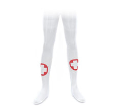 Cueca de enfermeira infantil com cruzes