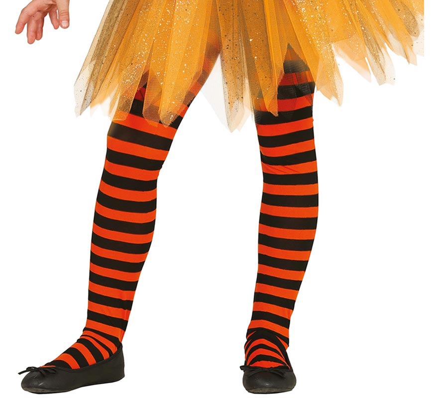 Pantys a Rayas en varios colores infantil de 7 a 12 años