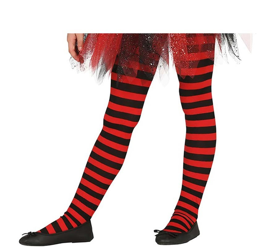 Pantys a Rayas en varios colores infantil de 7 a 12 años