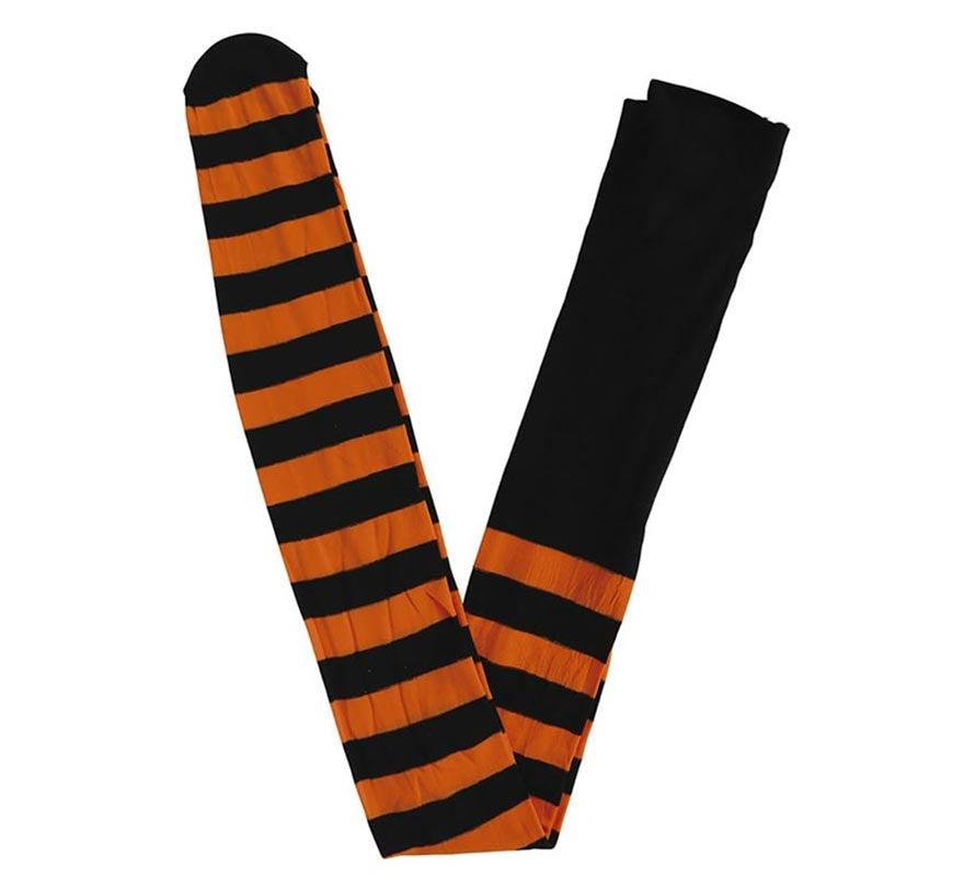 Translation missing: pt-PT.Pantys a Rayas naranja y negro