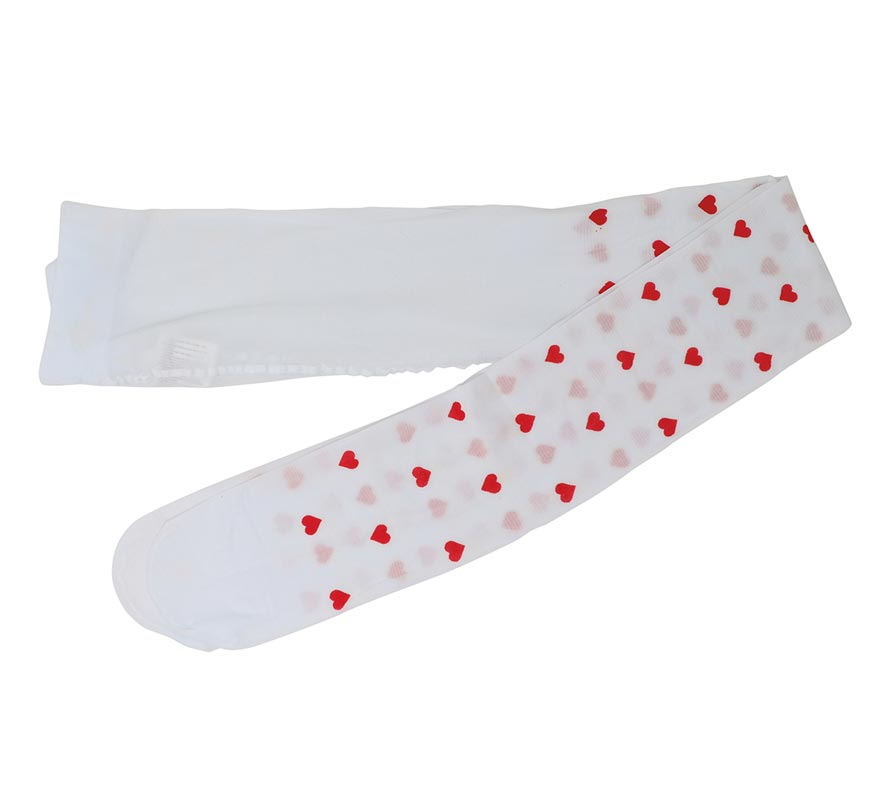 Translation missing: pt-PT.Pantys blancas con Corazones rojos