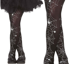 Meia-calça infantil teia de aranha