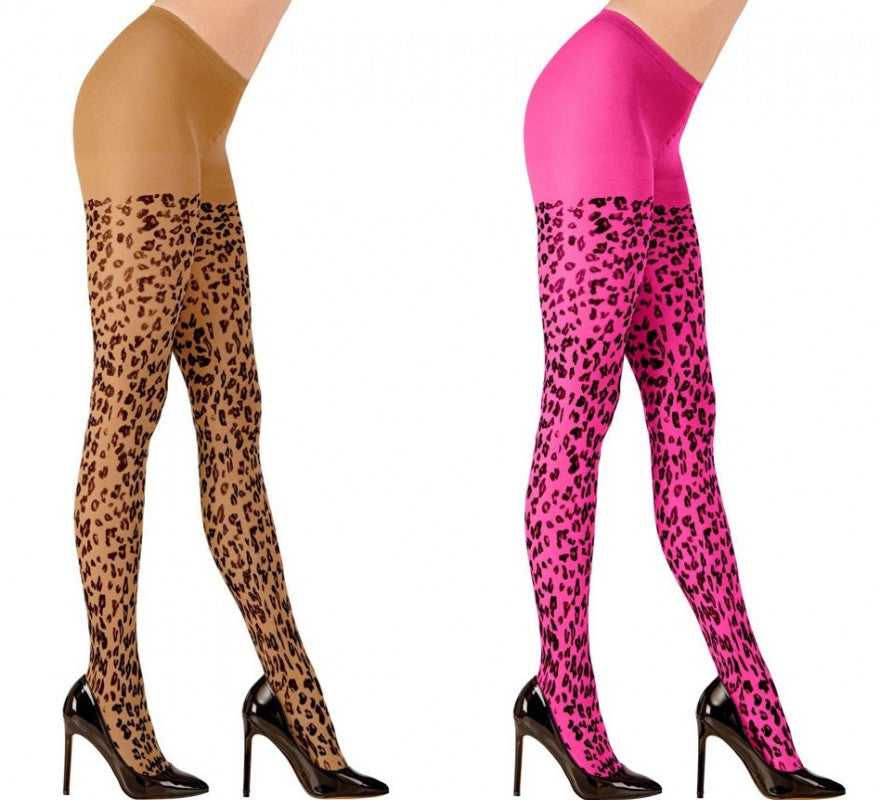 Translation missing: pt-PT.Pantys Estampado Leopardo en varios colores de 70 deniers para mujer